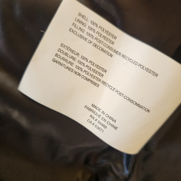 HFX Outdoors Black Puffer Vest- unisex- S/P - NWT! - Picture 7 of 7